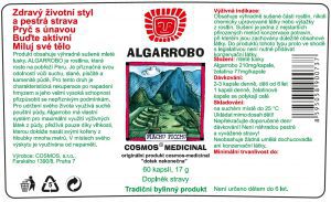 Etiketa produktu Algarrobo - Cosmos®Medicinal
