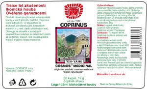 Etiketa produktu Coprinus - Cosmos®Medicinal