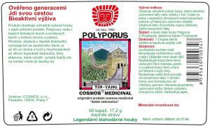 Etiketa produktu Polyporus - Cosmos®Medicinal